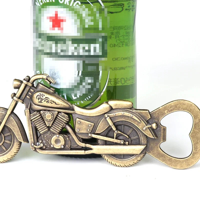 Motorcycle bottle opener