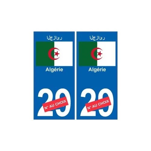 Autocollant Voiture Algerie