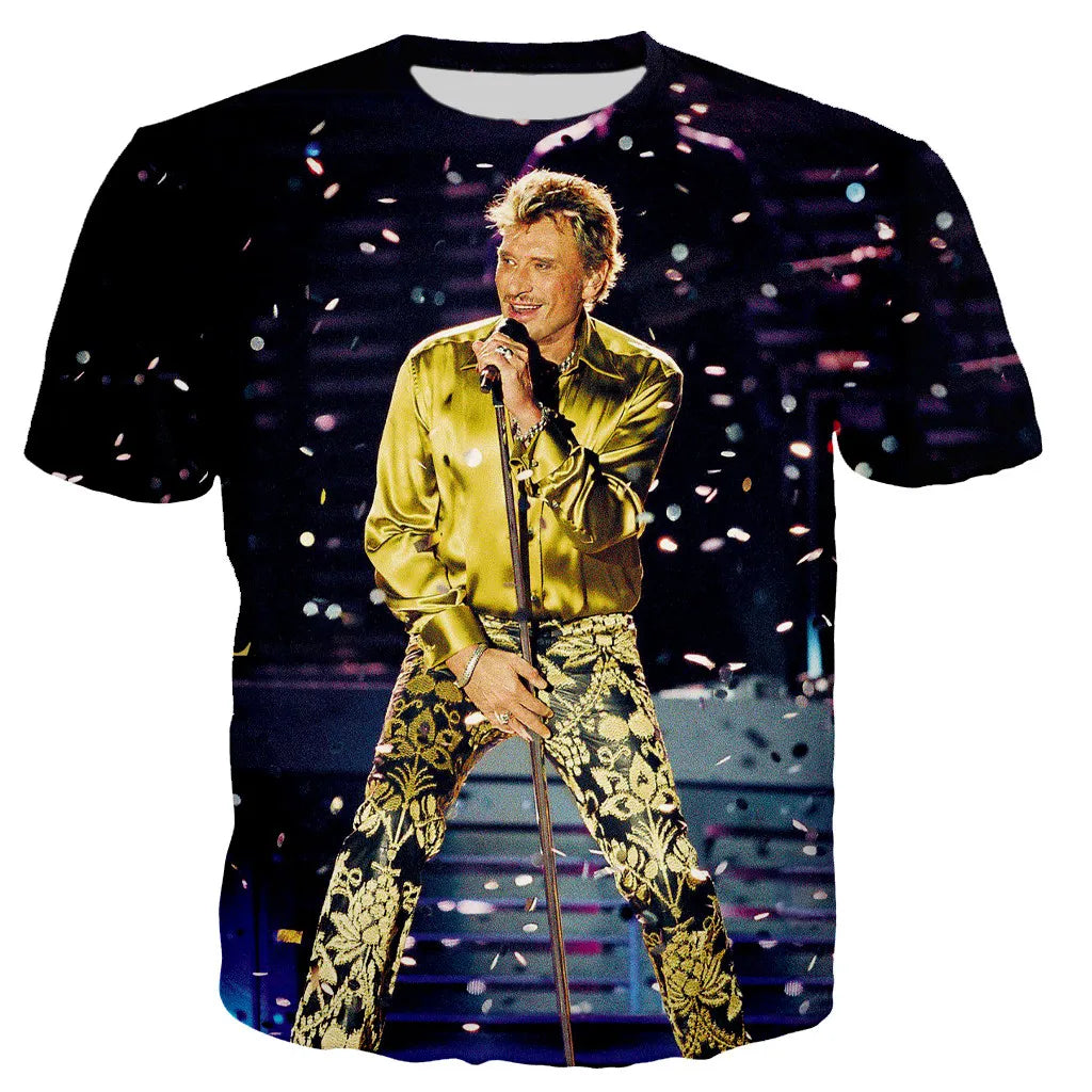 T Shirt Johnny Hallyday Beauf