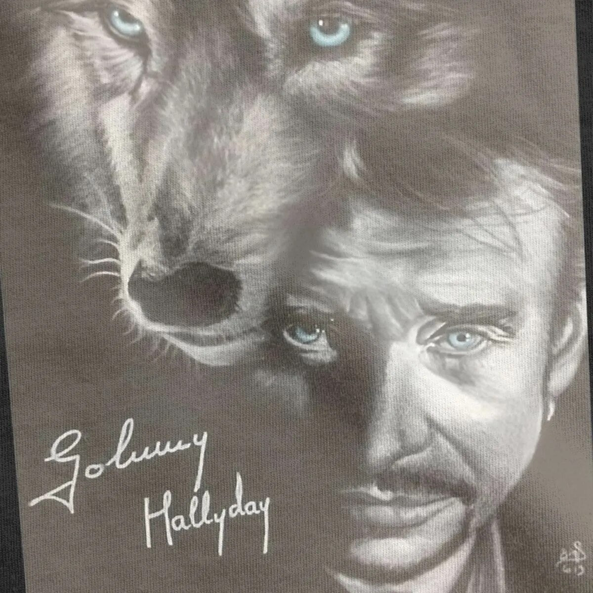 Johnny Hallyday Wolf T Shirt