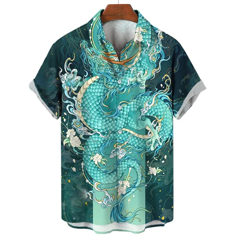 Chemise Dragon Vert