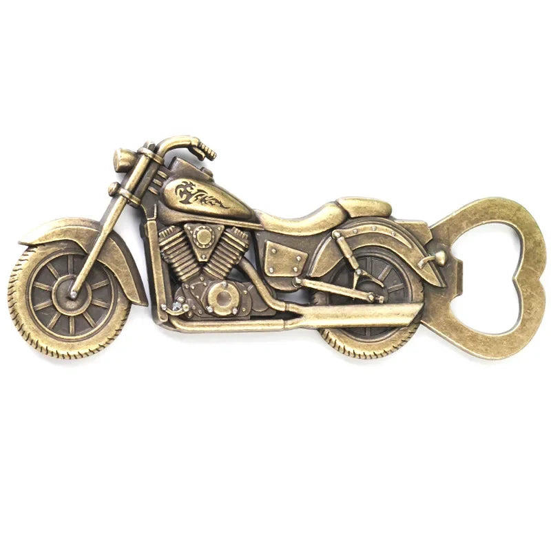 Motorcycle bottle opener
