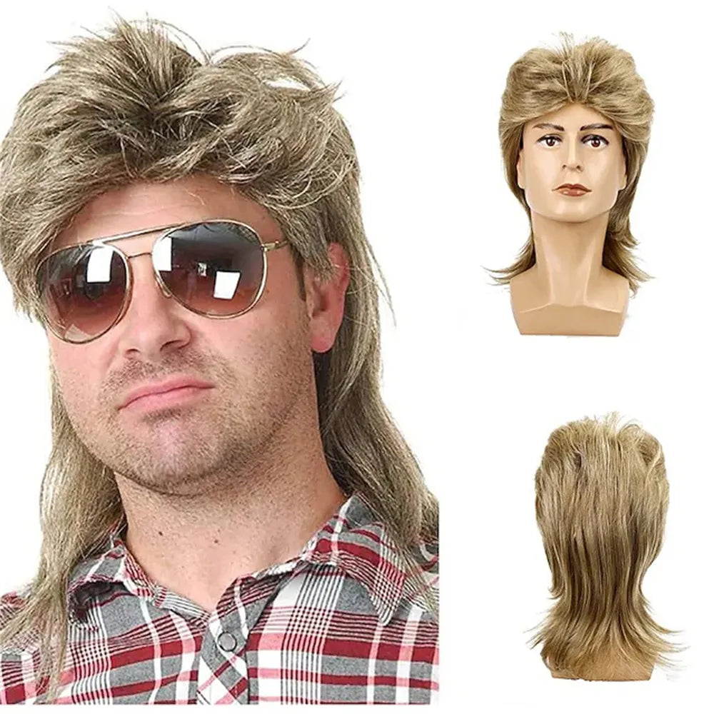 Blonde Mullet Wig
