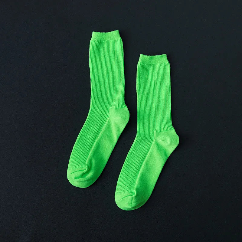 Chaussette Vert Fluo