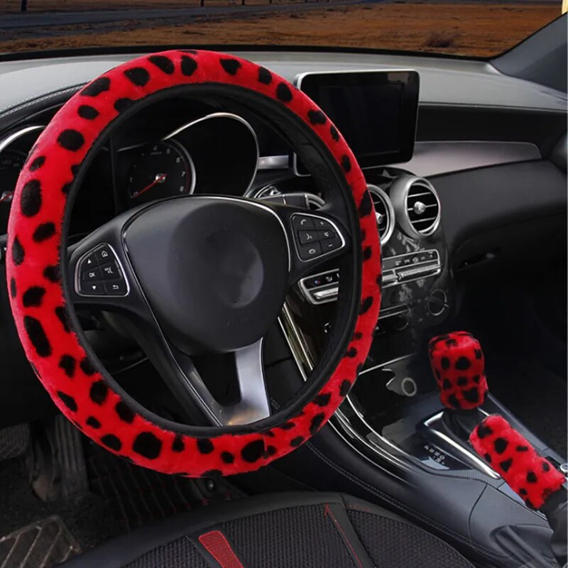 Leopard Steering Wheel Cover