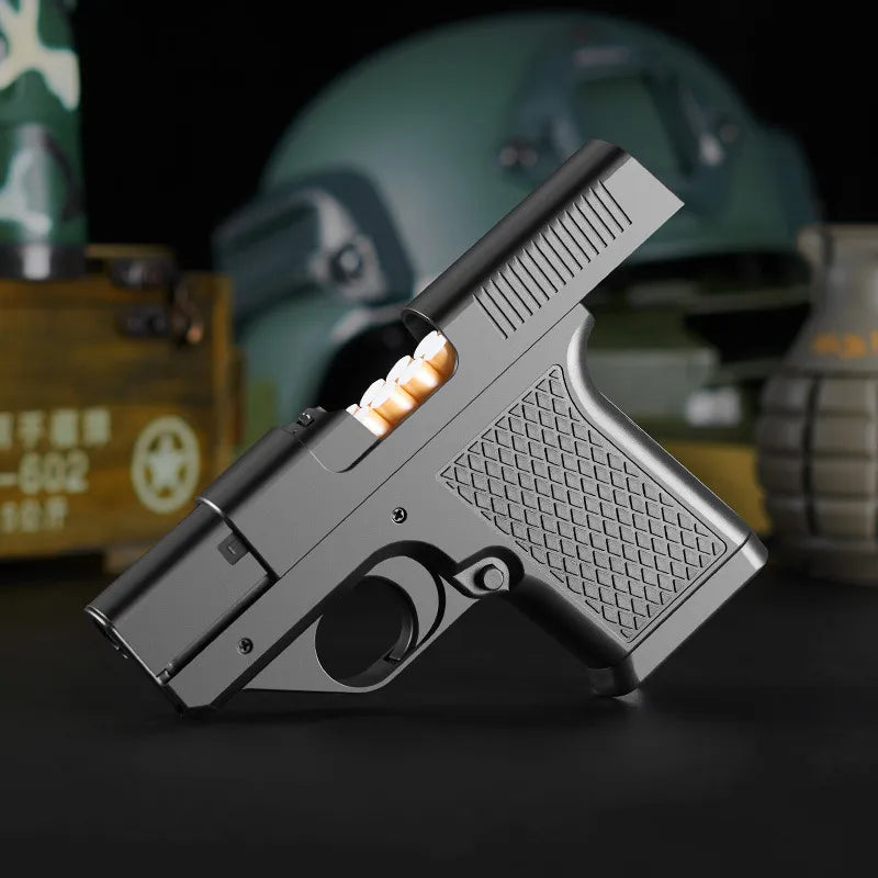 Briquet Pistolet Métal Rechargeable Butane Résistant Hautes Températures - Idéal Barbecue Extérieur