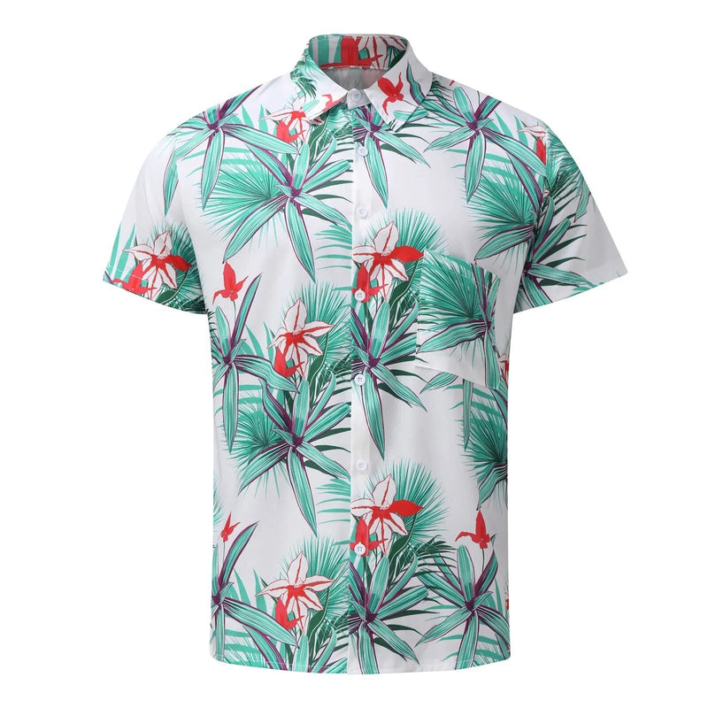 Chemise Hawaienne Verte