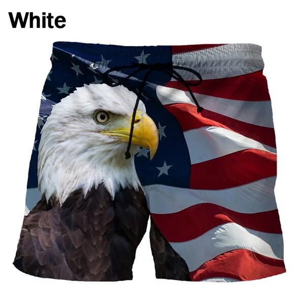 Short Drapeau Usa