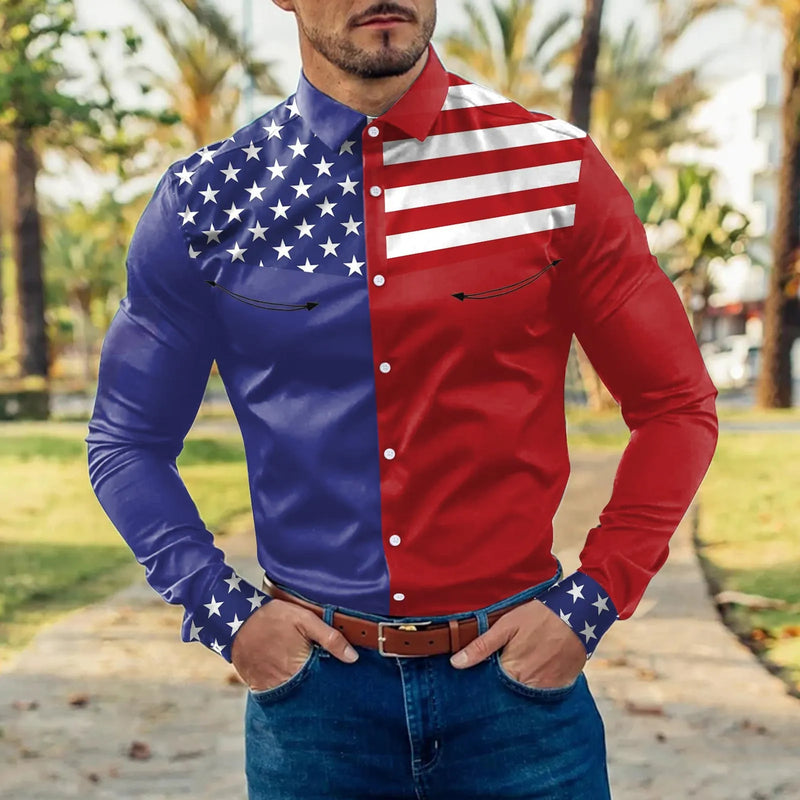 Chemise Drapeau Usa