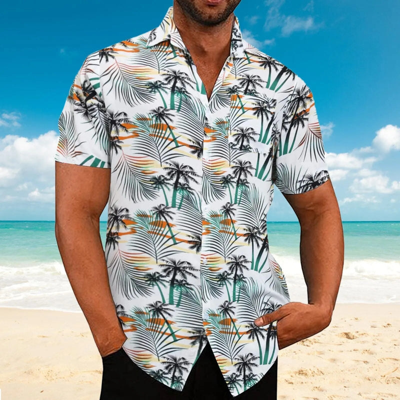 Chemise Hawaienne Blanche